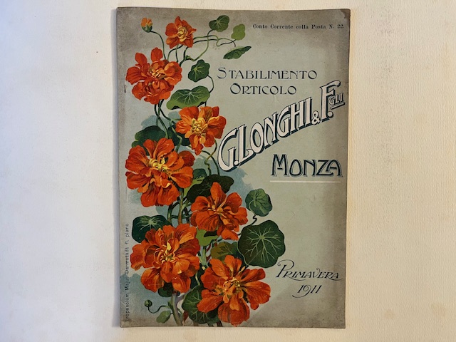 Stabilimento orticolo G. Longhi & F.gli, Monza. Catalogo primavera 1911